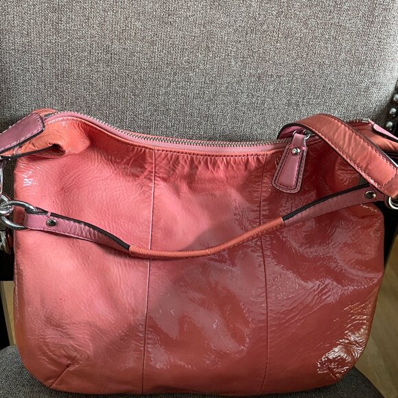 Coach Kristin Patent Leather Shoulder Bag Hobo 19299 - Picture 5 of 15